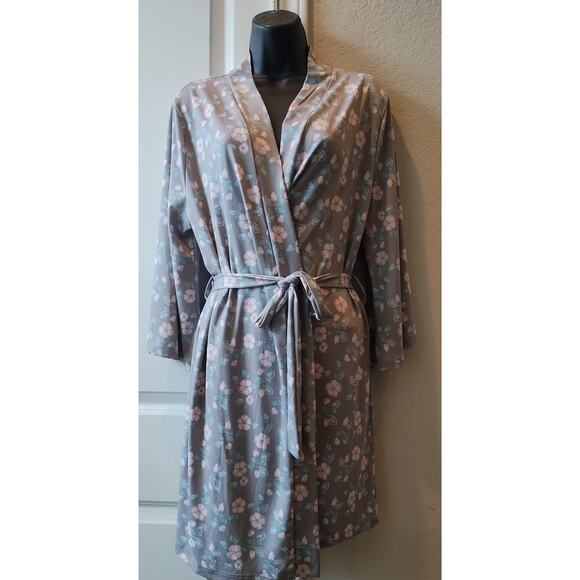 Nanette Lepore women's  2pc robe and Short Sleepwear Sz L/G. - Picture 1 of 16